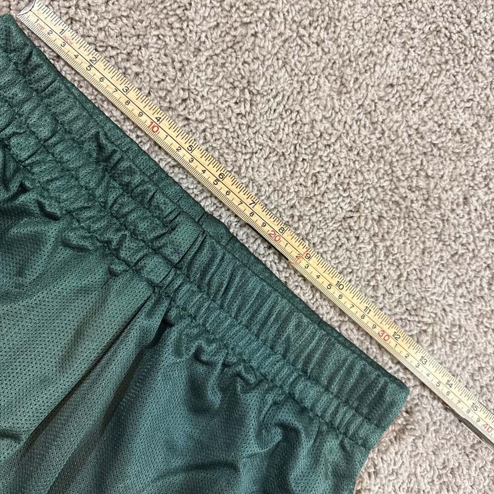 Miami Hurricanes Shorts Youth 16/18 (Mens XS) Green Mesh NCAA Athletic Logo EUC - Picture 6 of 9